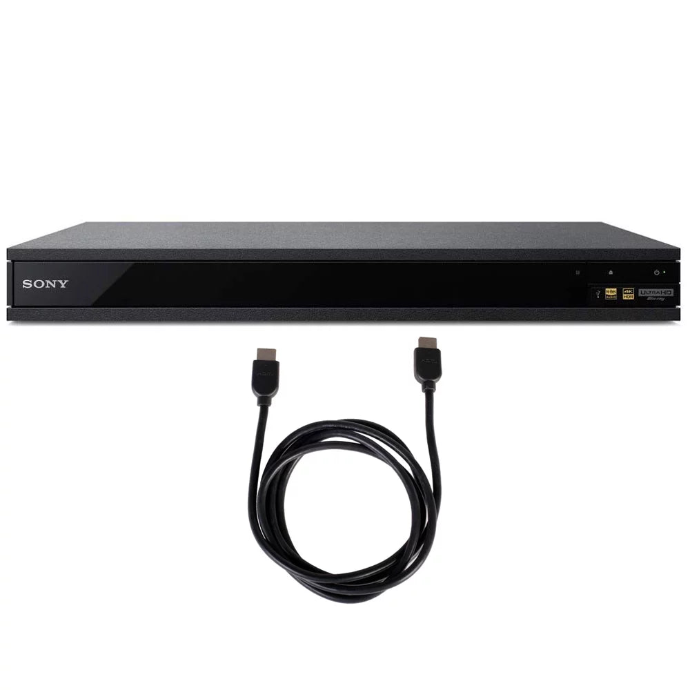 Atmos Speed HDR UHD 2019 Dolby 4K and with Sony High Model 6ft Cable (UBP-X800M2) Black Player With HDMI Blu-ray