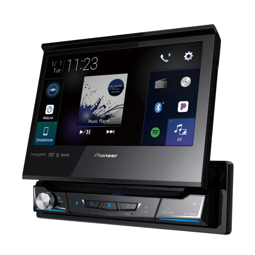 w/ AVH-3500NEX Bullet Pioneer 6.8" New Receiver Multimedia & Bluetooth DVD Camera