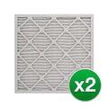 Honeywell (2 Filter Air Pleated 8 Pack) 16x25x4 MERV HVAC For REP FC35A1001