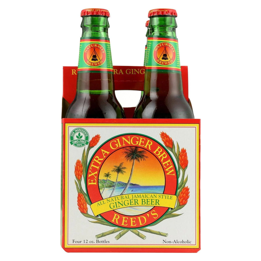 6 48 (Pack 24) Ounce of Ginger 12 Extra Reeds Brew, per Ounce case, -