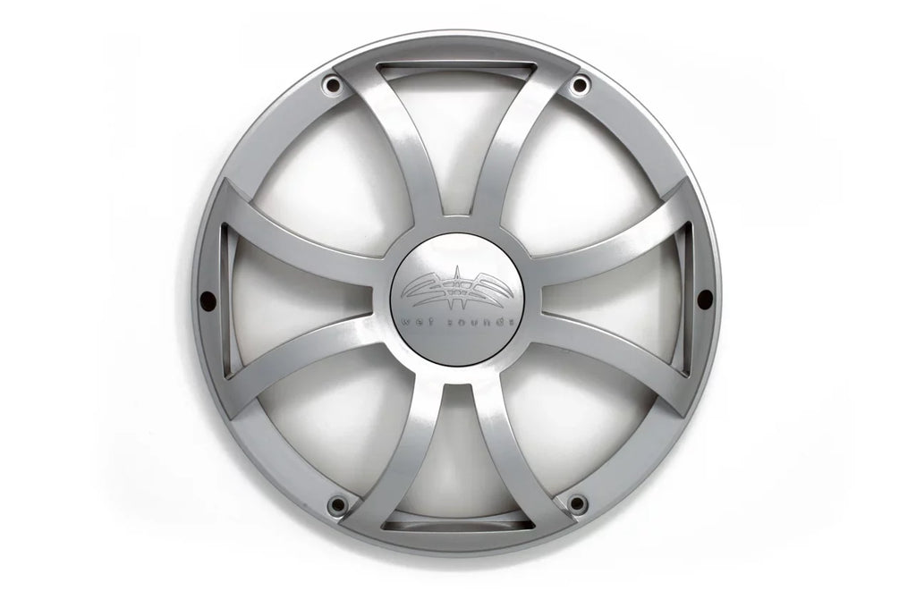 Ohm & Subwoofer Sounds XS Silver 10" - Subwoofer Black Grill - Wet 2 & Grill Revo