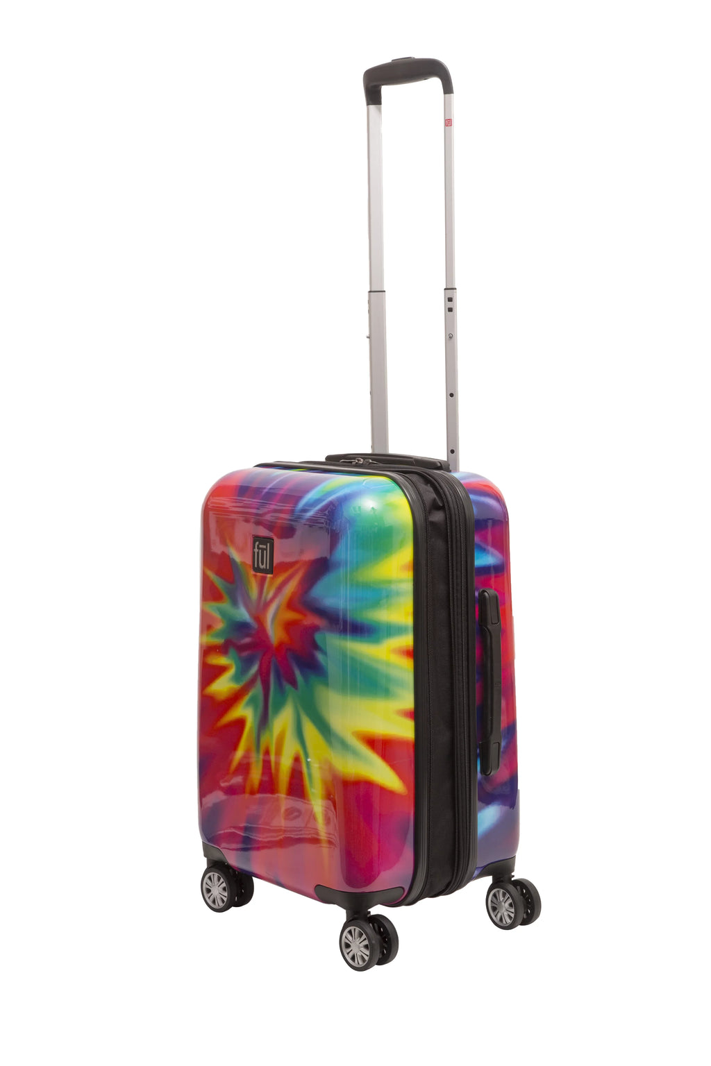 Dye Tie-Dye Inch Rolling Swirl Tie Rainbow Carry Suitcase Luggage, 22 Hardshell with On Wheels,
