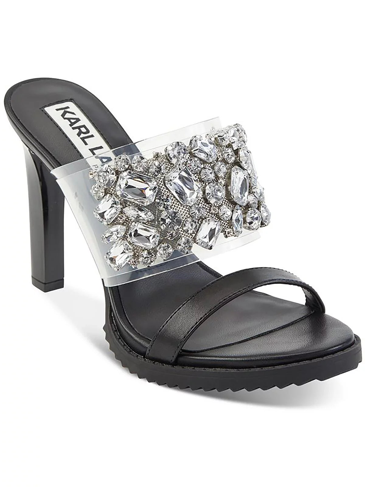 Mule Sole Rhinestone Bedika Womens Rubber Lagerfeld Sandals Karl