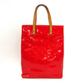 Monogram M91086 Louis Rouge Women's Vuitton Reade (Good) Pre-Owned MM Vernis Handbag