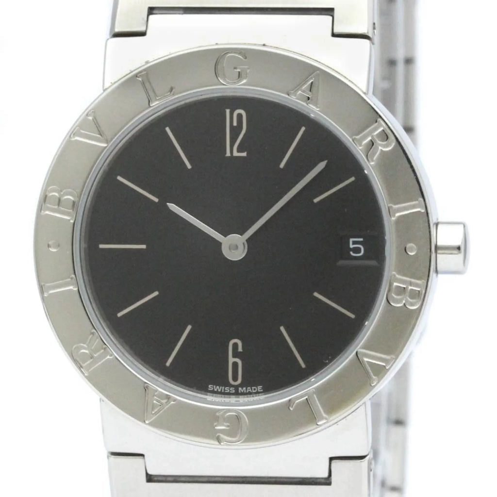Steel Unisex Bvlgari BB30SSD (Good) BVLGARI Quartz Polished Watch Pre-Owned BF565431 Bvlgari