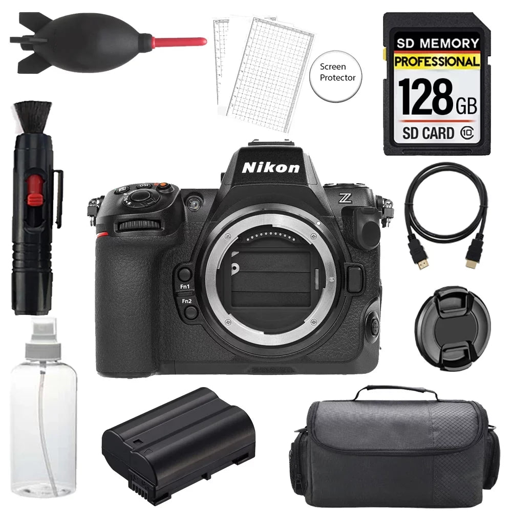 Nikon Protector- (Body) Bag+ + 128GB Z8 Screen + Mirrorless Basic Kit Camera