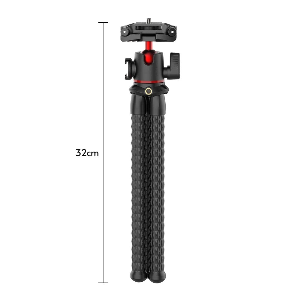 Camera Dadypet Live with Octopus Tripod Ball Smartphone Rotatable Head, Cold Streaming Shoe Mount, for MT-33 Vlog