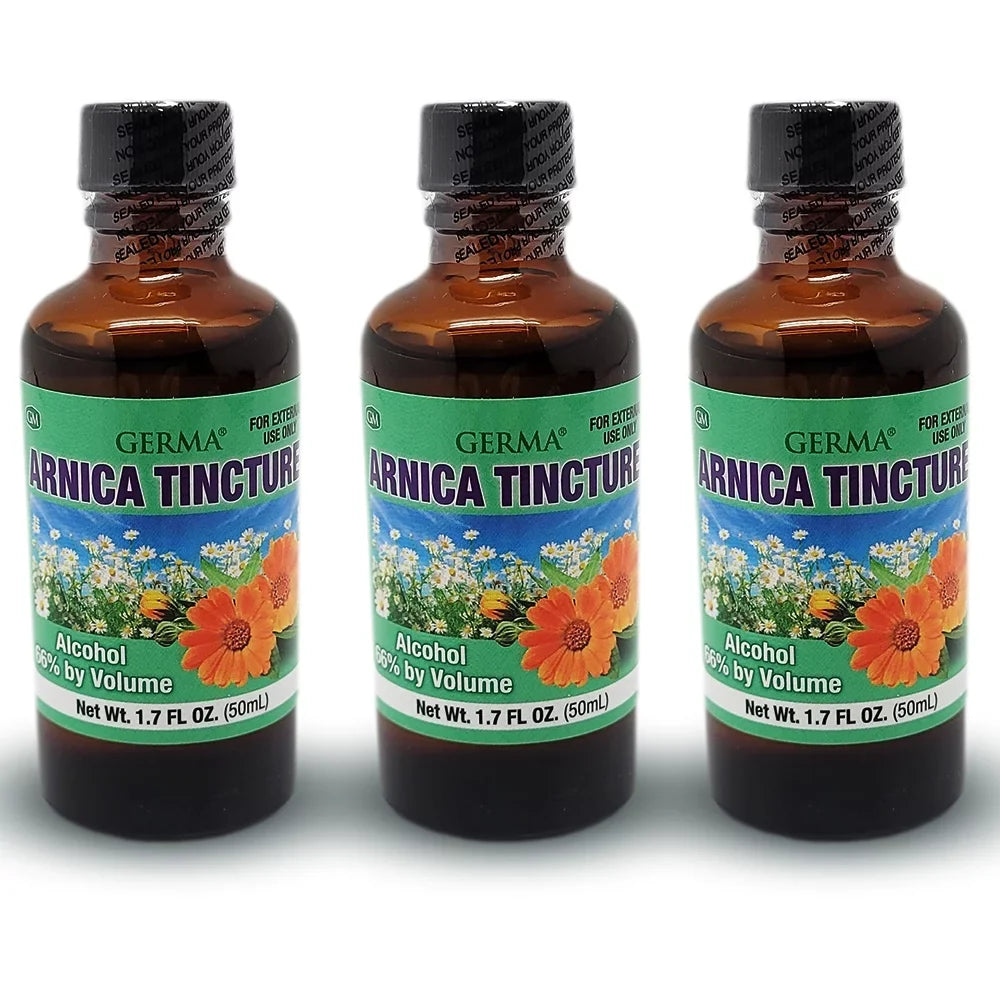 and Maintain Bruises. Arnica Germa Counterirritant Aches for Topical For You Pack 3 a Helps Pain, Healthy oz. Tincture. Skin. of Body 1.7 Analgesic. Joint