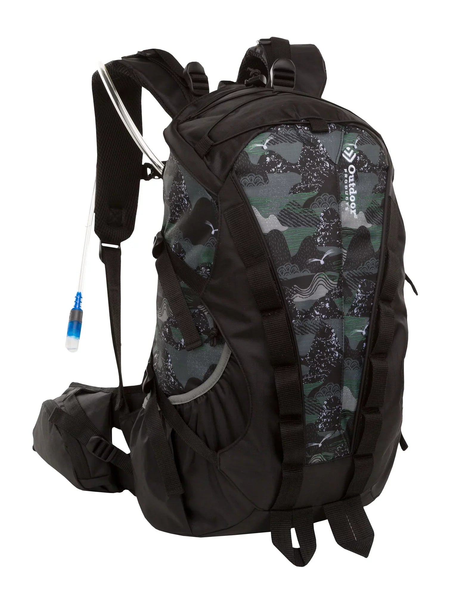 Outdoor Big Backpack Sur Hydration Frame, with 28.5 Unisex, Internal Bladder, L Products Black