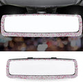 Car View Rear Rearview and Tee Women Car Decorations Glass, Accessories Car Mirror Interior Mirror, Bling with HD Bling Bling for