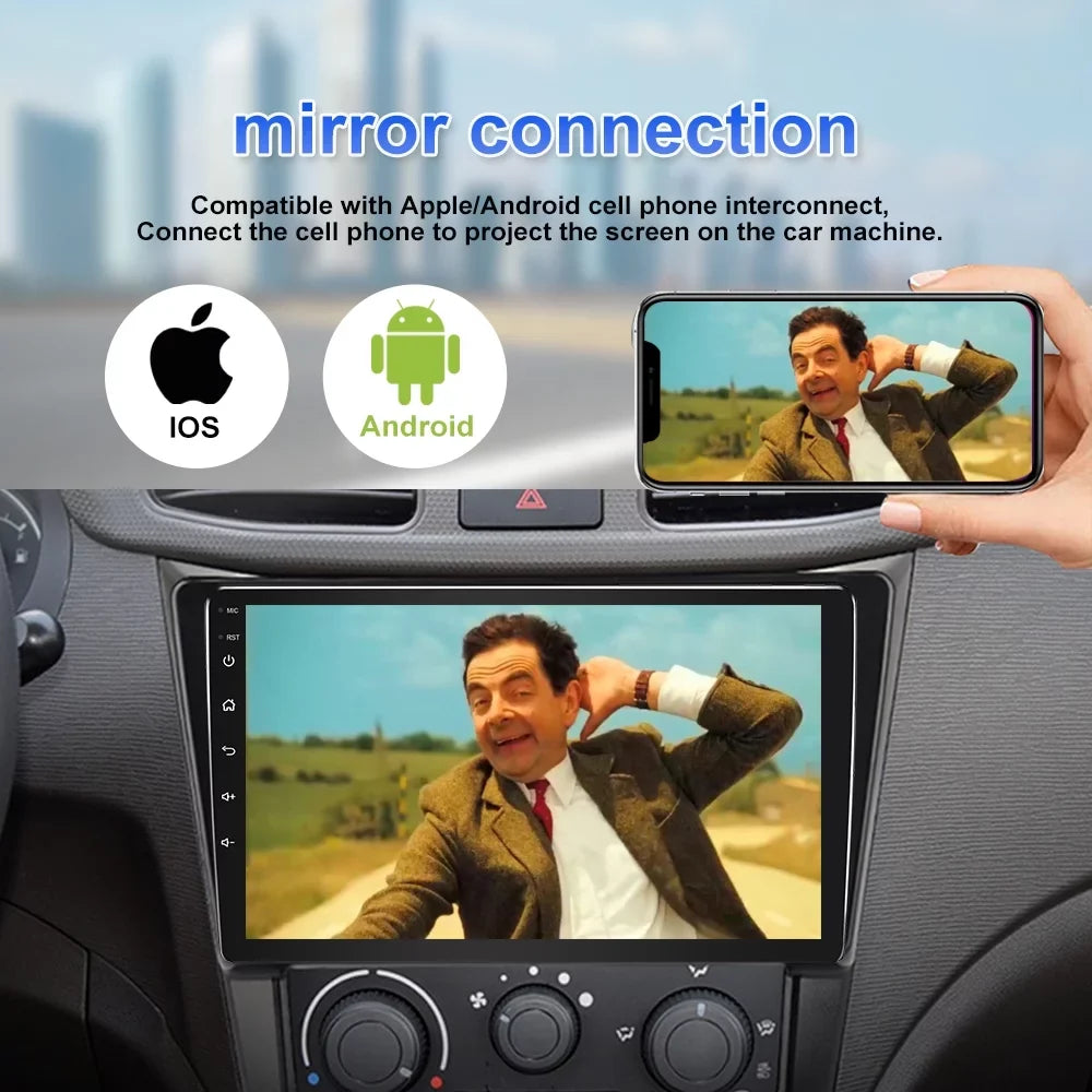 For Car Toyota GPS Carplay 9" 2+32G Cruiser Fj 2007-2014 Stereo Radio 12 Android Navi