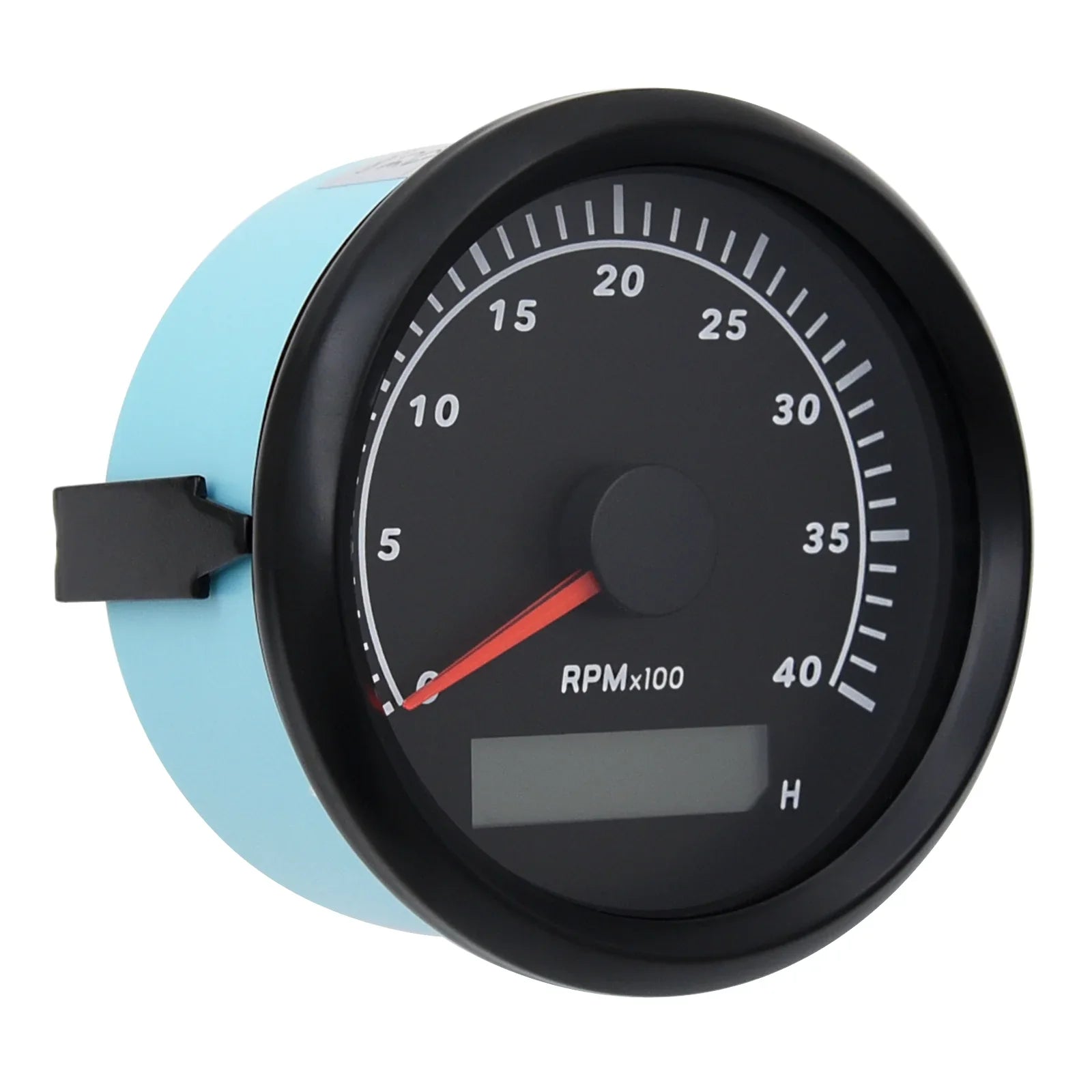 for Gauge Tachometer Geloo 85mm Meter Hour RV 0-4000RPM Boat Tachometer Marine Truck Car Waterproof