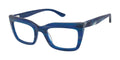 Gwen GX NEW Eyeglasses with by Stefani GX051 Case GX Navy 49mm