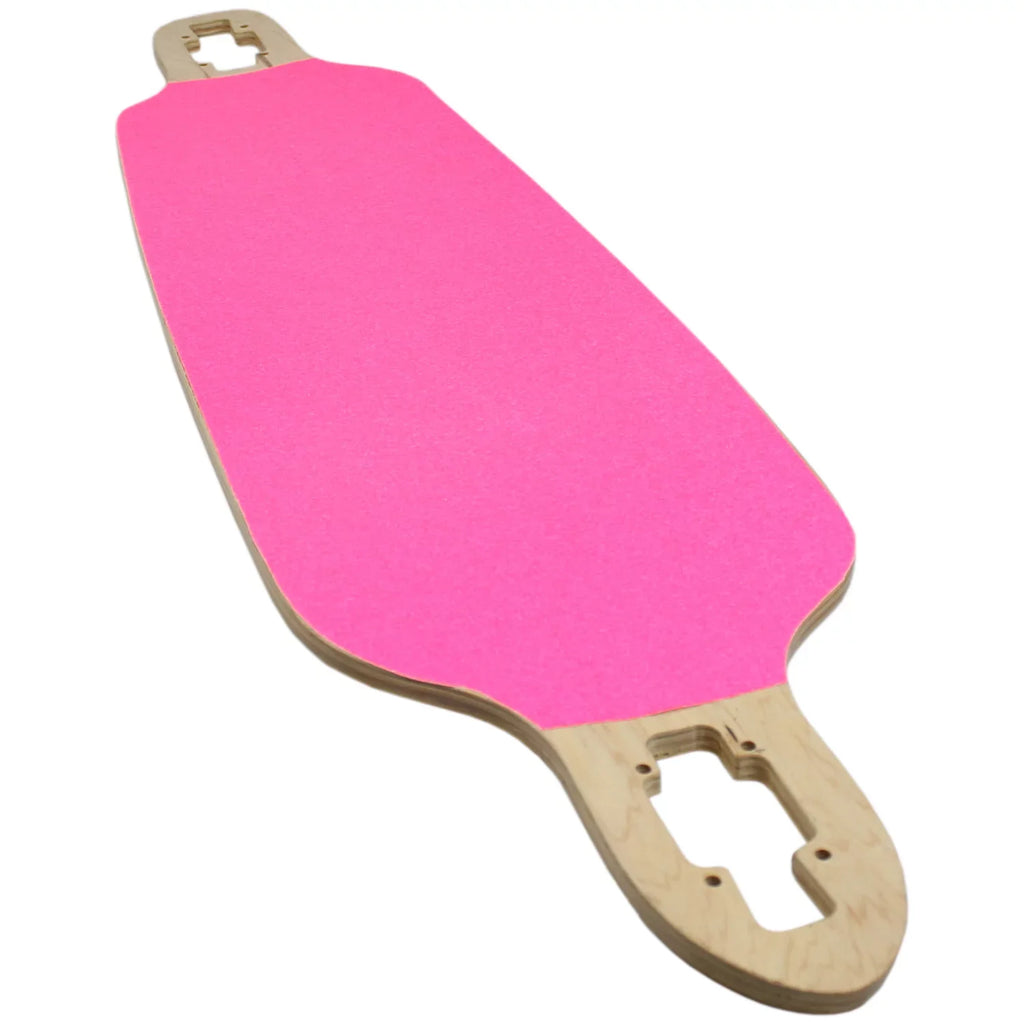 x Roll Skateboard 60' Grip Longboard 10" Pink Black Diamond Neon and