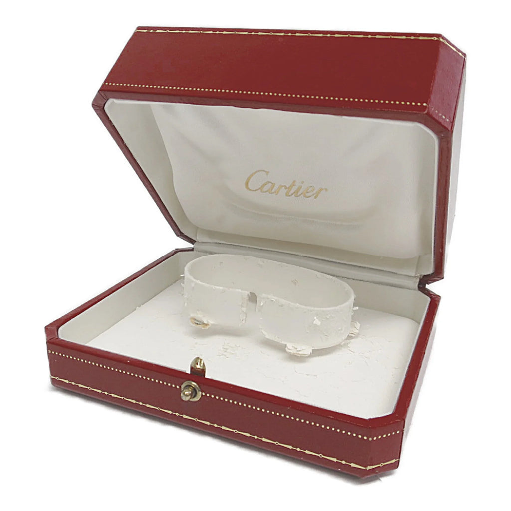 Leather Watch Pre-Owned CARTIER BF568960 Plated Gold Quartz (Good) Must Colisee Ladies
