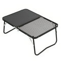 Barbecue, Board Camping Picnic, Table, Campfire and Outdoor for Table Fishing,Camping. 2-in-1 Portable Grill Folding Cutting