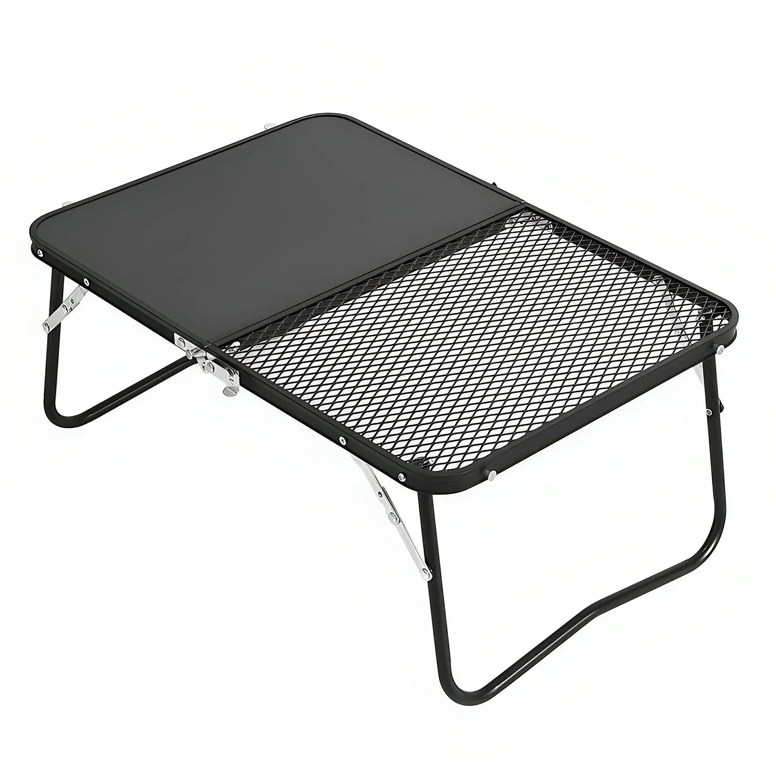Barbecue, Board Camping Picnic, Table, Campfire and Outdoor for Table Fishing,Camping. 2-in-1 Portable Grill Folding Cutting