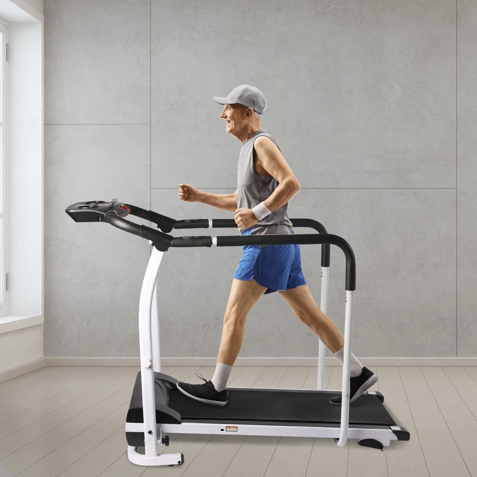 Electric DENEST Elderly Treadmill Fitness Walking Treadmill Machineï¼?Recovery Exercise for Indoor Walking