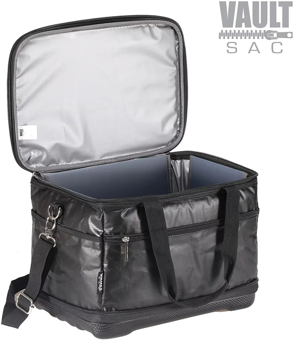 | Sided Insulated Soft Hard | Top Capacity Bottom Folding and 30 | Can Collapsable Fully Cooler Portable Bag