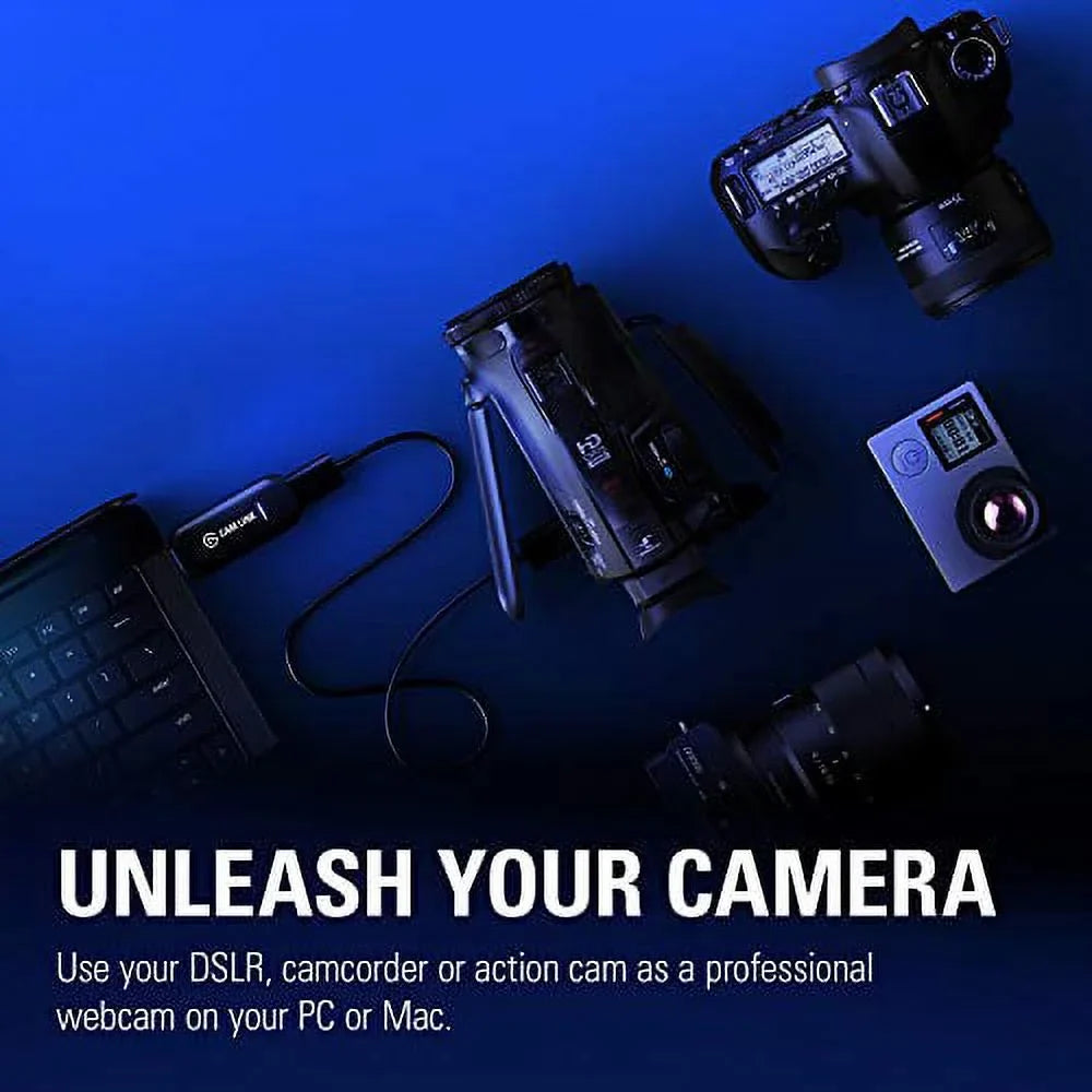at or 1080p60 or HDMI Compact DSLR, Cam Elgato USB 3.0 Broadcast 30 via Camcorder, - Record Device, 4K Cam, FPS, Capture Live, Link 4K Action