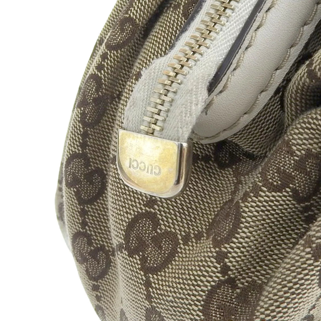 506631 canvas bag 223974 tote GG beige Pre-Owned Gucci handbag (Good) leather GUCCI