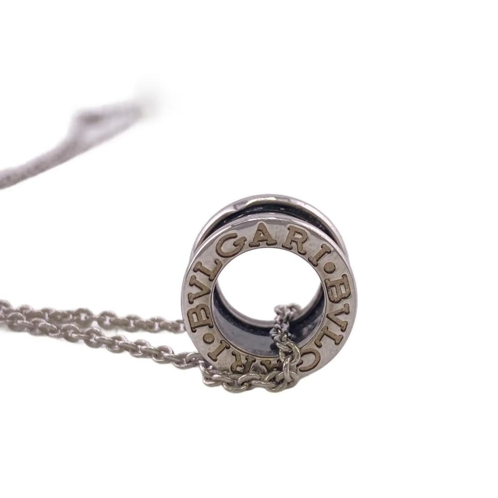 the Charity B. BVLGARI Necklace Pre-Owned Women's 925 Zero Black Z0005229 Men's (Fair) One Children Save