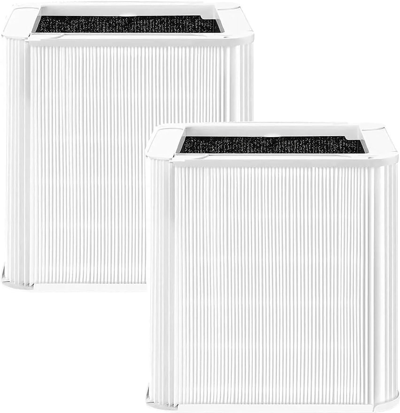 Carbon Filter,2 211+ Particle Activated Foldable Blue Replacement and Purifier, with Pure 211+ Compatible Blueair Air Filter, Pack