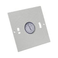 White 9.87" Square - Thermometer L3 Lid with Pentair Skimmer
