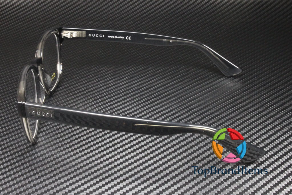 Square GG0927O GUCCI mm 49 Eyeglasses Demo Rectangular Shiny Lens Grey Men's 004