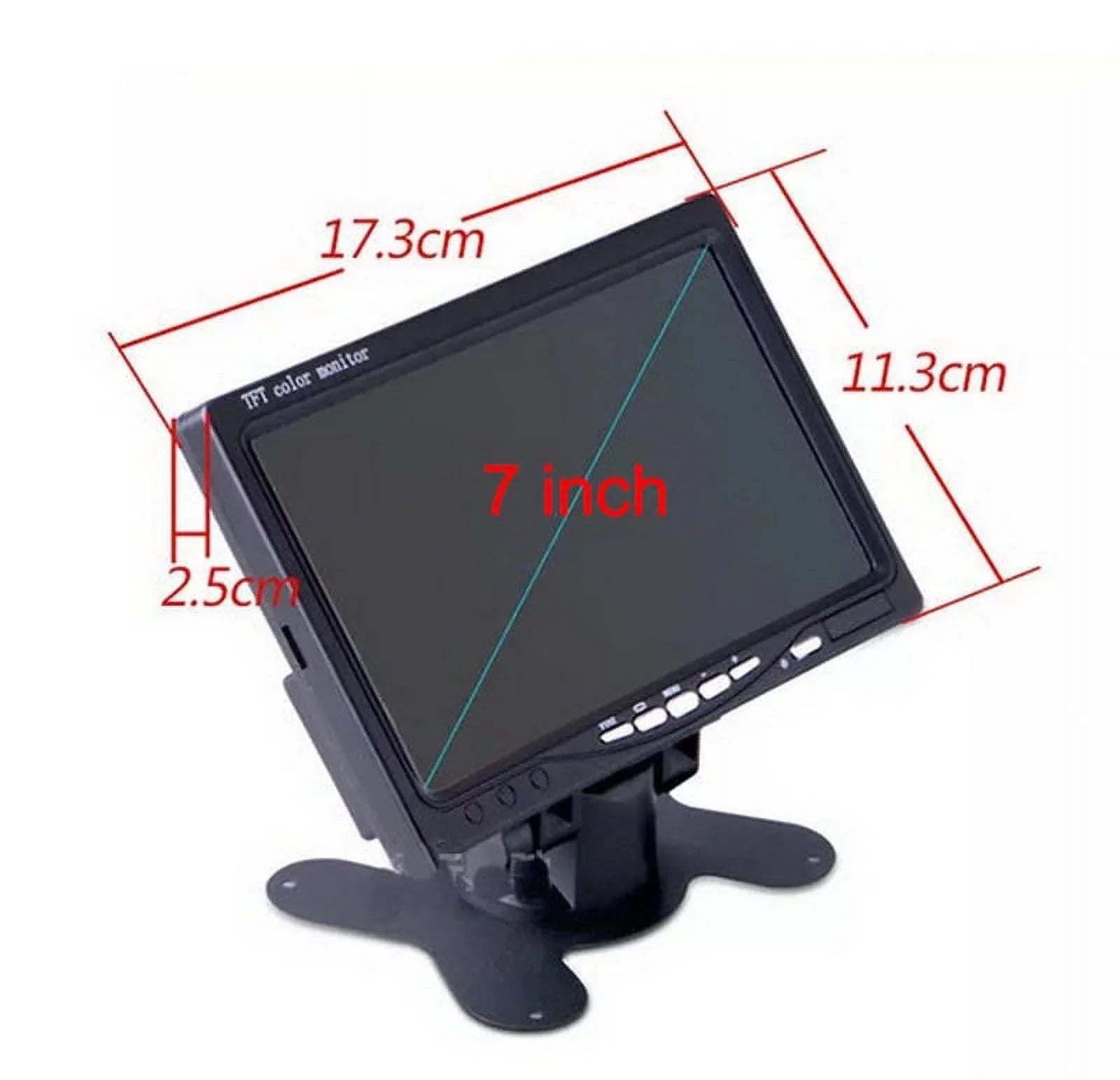 Van RV Car feet Truck for cable Car Monitor Bus parking system TFT camera IR with reverse Vision+32 7inch LCD 12V/24V Night 18 LED