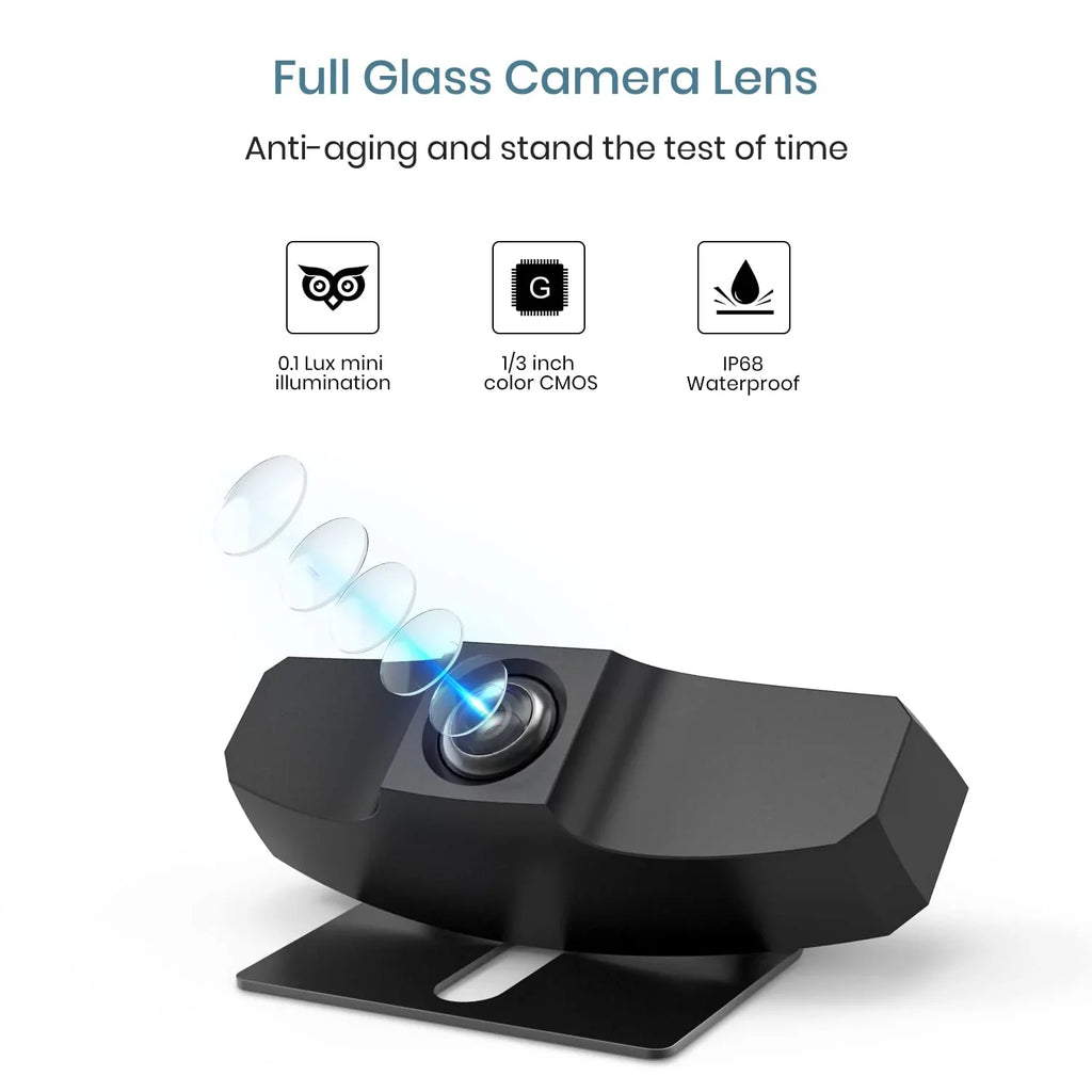 Systems, Camera, License Camera View Solar Back Camera for Rear Plate Vehicles Up Trailer BOSCAM Wireless Wireless Backup Camera Digital Reverse Car