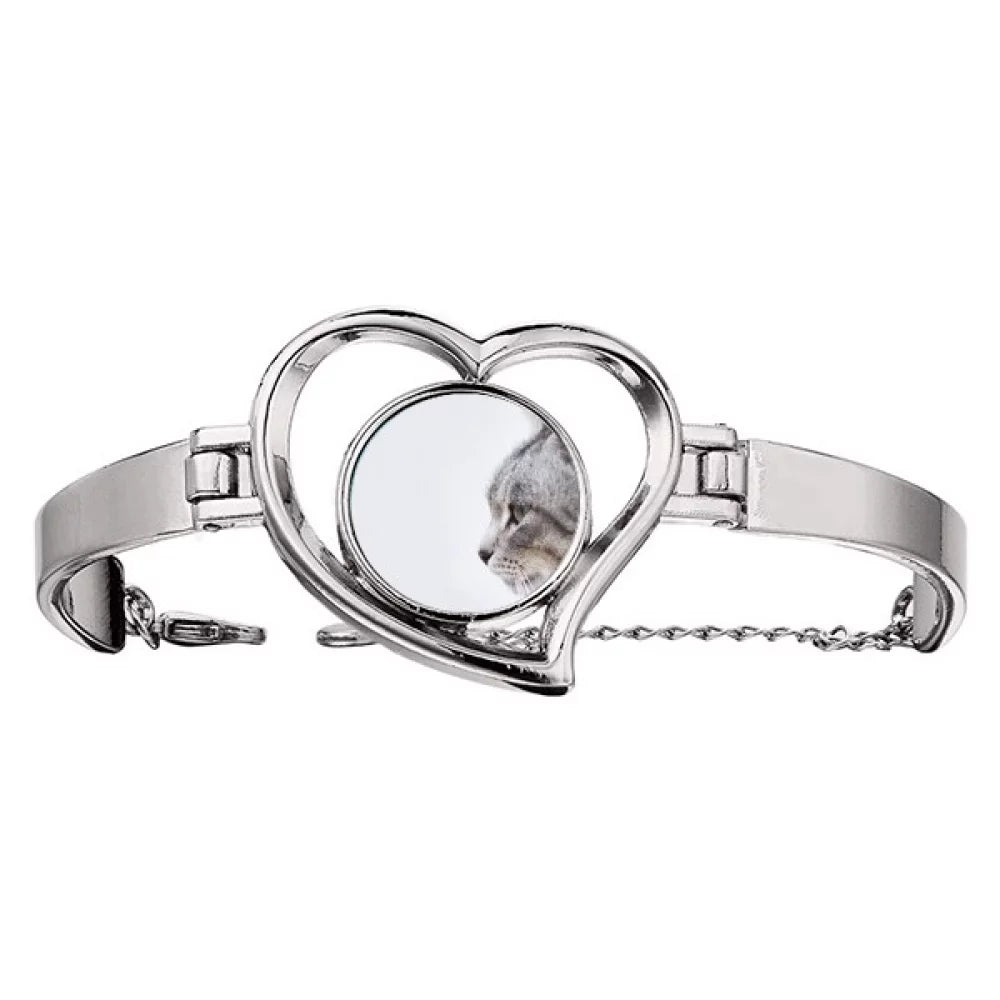 Wire Heart Jewelry Yawn Shoot Simpol Animal Bracelet Cat Bangle