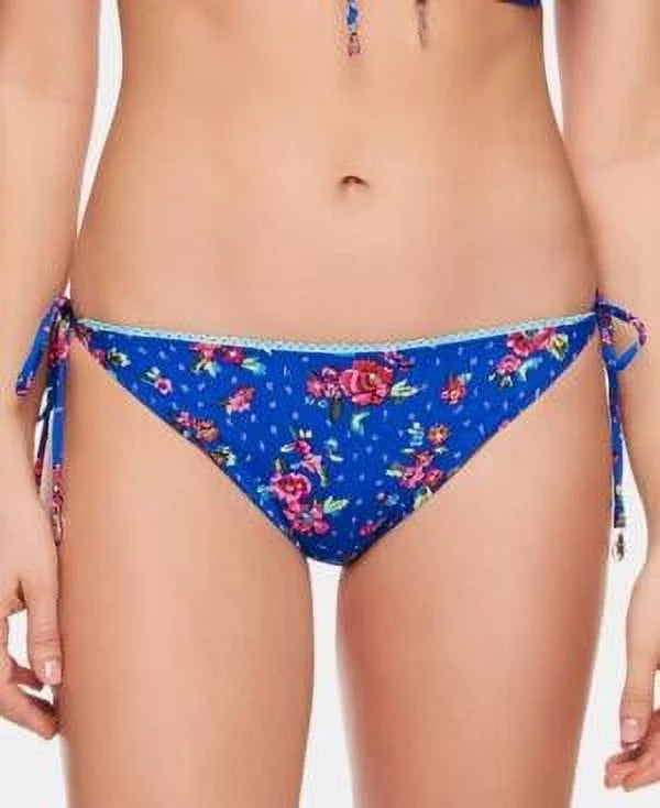 & Mila Blue Bradley Women's Vera Reversible Water Bouquet Bikini Ditto Bottom