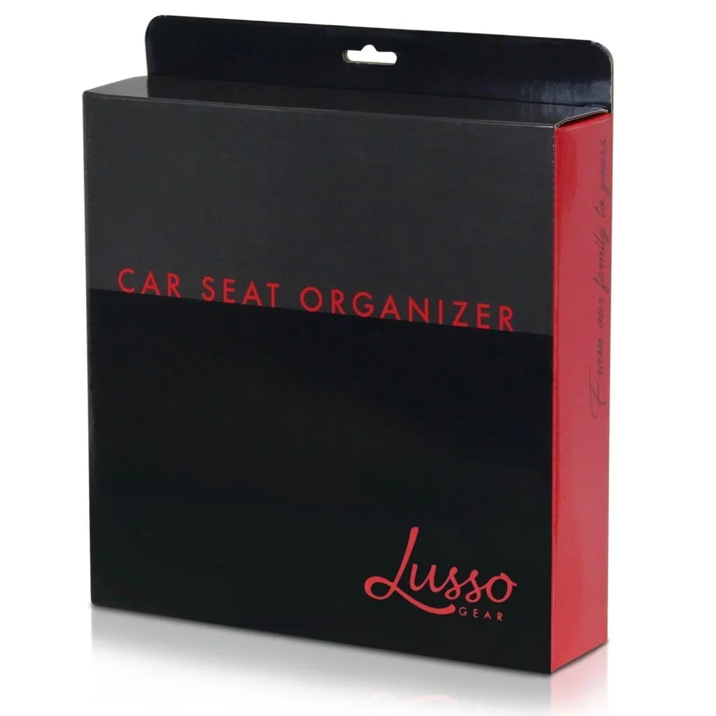 Gear Books, Great More Games Magazines, with Black Seat Featuring Organizer Adults, for Storage Documents, Front/Backseat 8 Stitching Lusso Kids Toys, Car Maps, Compartments Tissues, for and