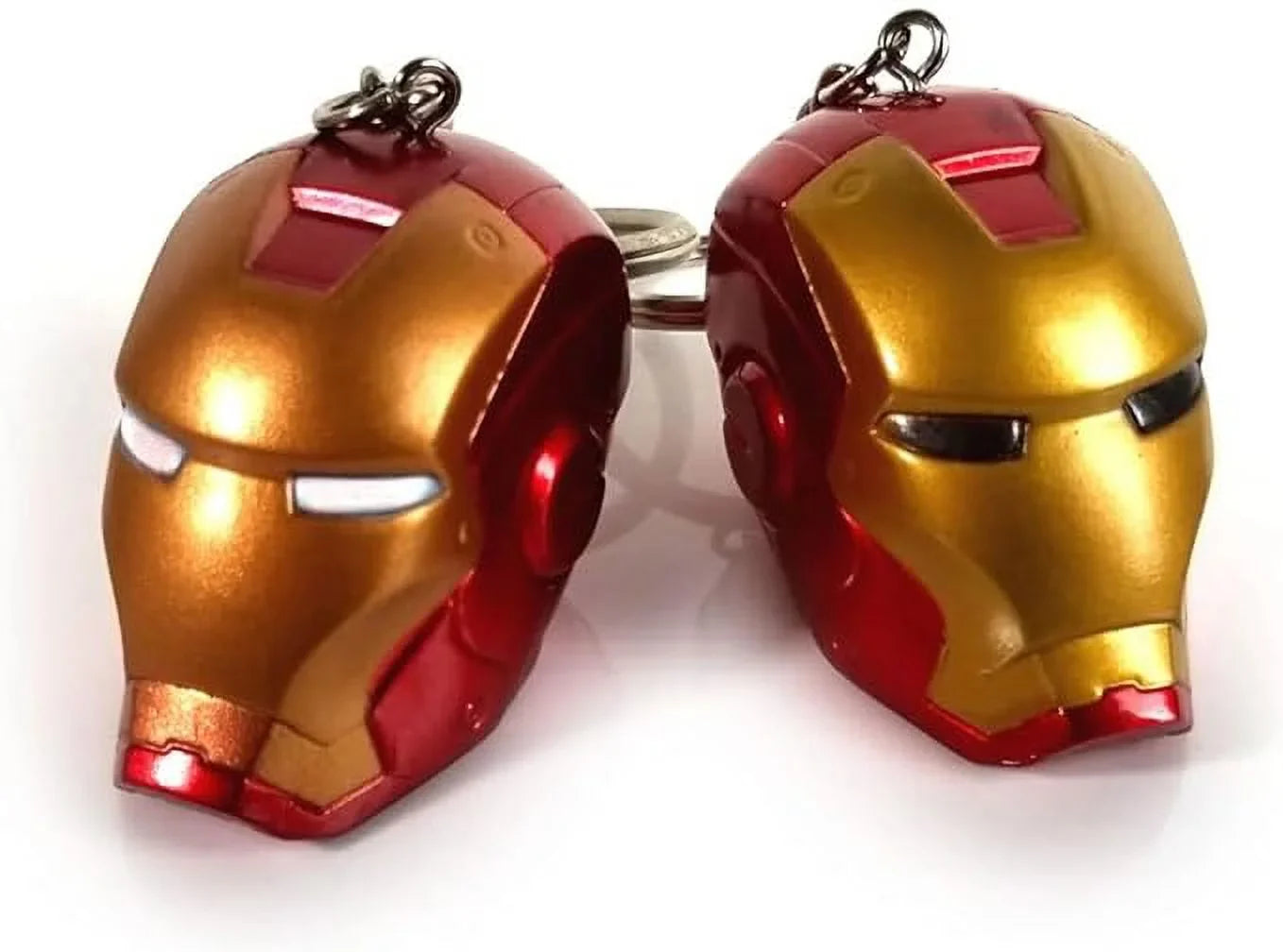 Helmet Superhero Keychain Key Ring Style Figure GFDay Man Iron