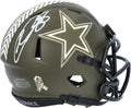 Certified Mini Helmet Dallas Autographed Salute Lamb Authentic 2022 Cowboys Riddell Ceedee To Service Fanatics - Speed