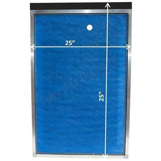 25x25 Air MicroPower Replacement with Compatible SUPPLY (3 Guard Cleaner Pack) RAYAIR Pads BLUE Filter