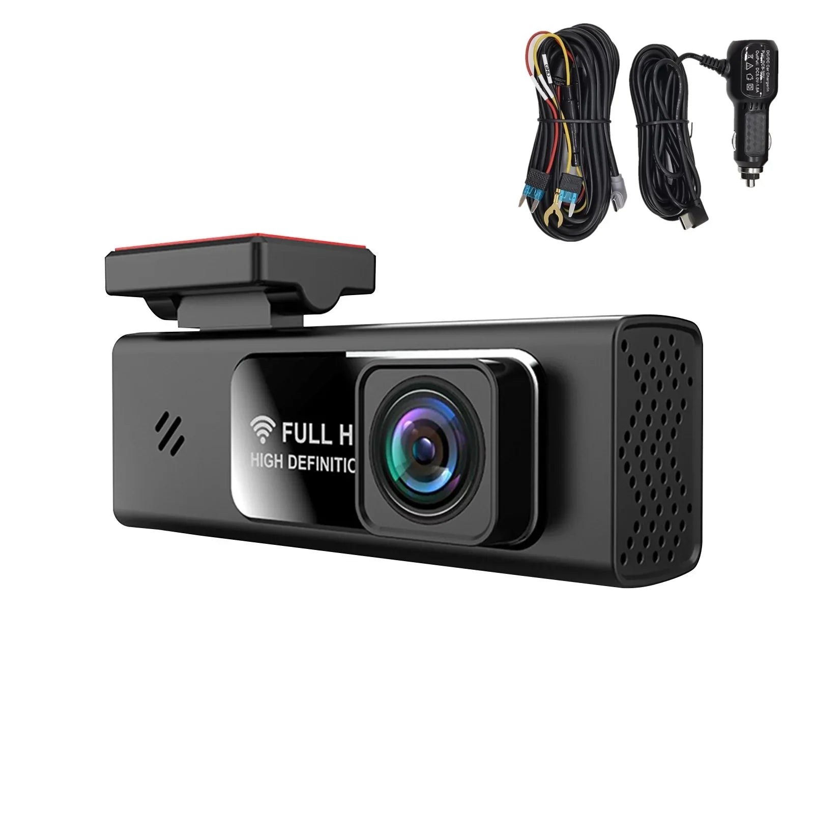 Hours for Built-in G-Sensor, Control App Loop WDR, Vision, Cam Cam Full Wi-Fi and & Rear Powerful Cars 1080P Smart Recording, Car, 24 Dash Night HD Built-in Front Clearance, Dash Monitor, Parking