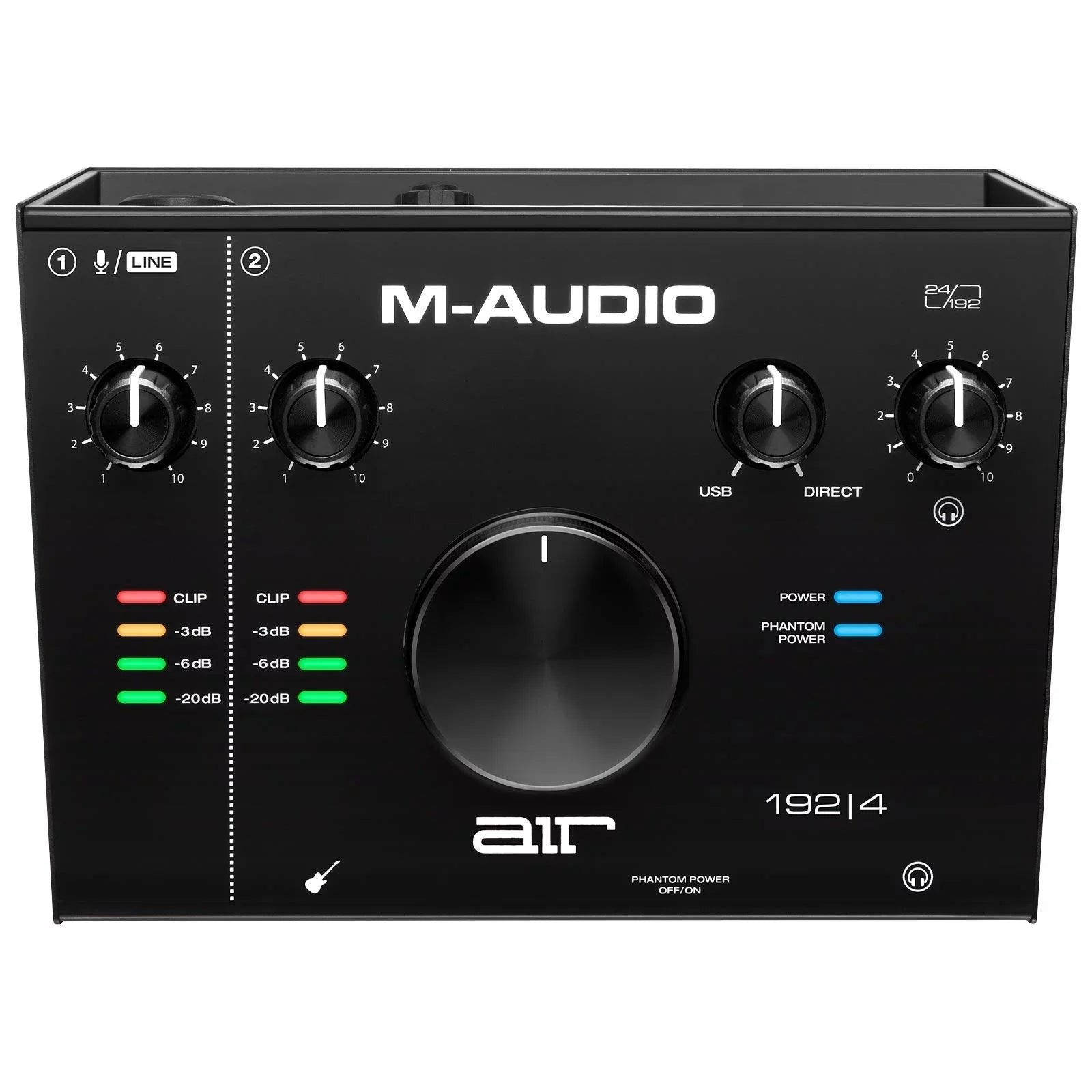 with 24/192 Package 192 Interface & M-Audio 4 Numark USB Microphone | 2-In/2-Out Audio AIR Headphones