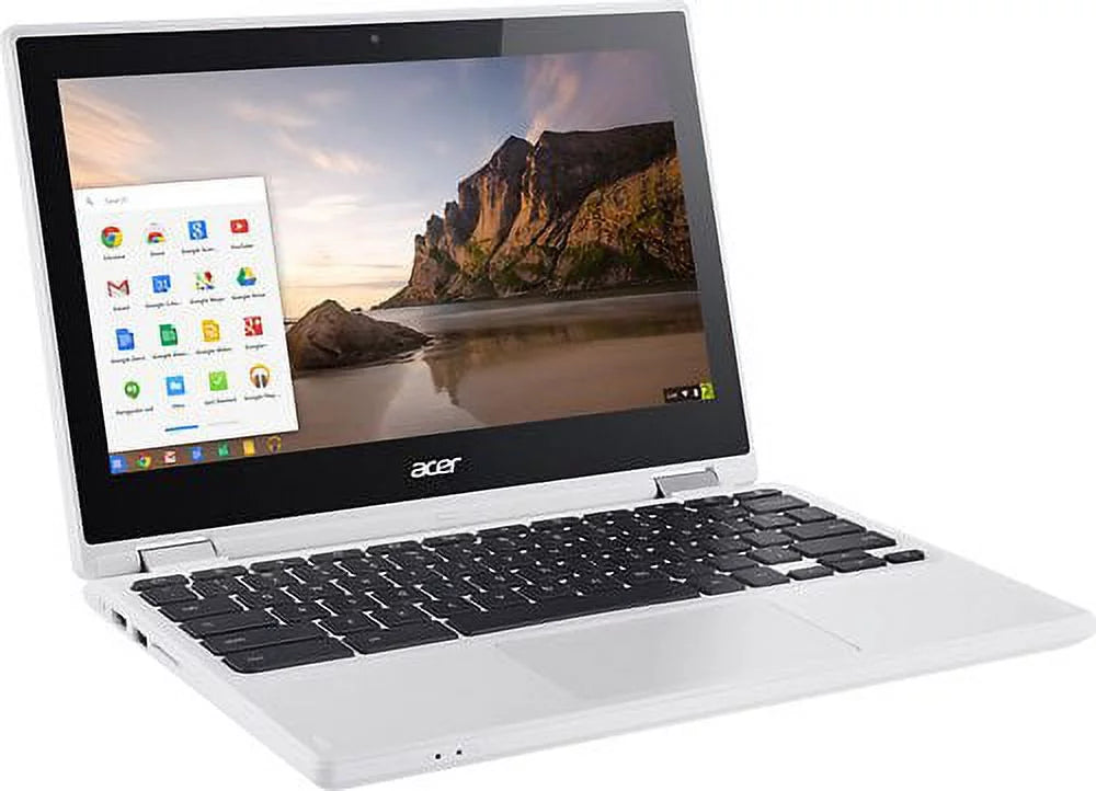 '- Chromebook Intel 16GB - 11 4GB Flash Computer 11.6" Touchscreen Acer Memory Memory - eMMC R - Touch-Screen WhiteLaptop Celeron 2-in-1 - Notebook PC CB5-132T-C8ZW