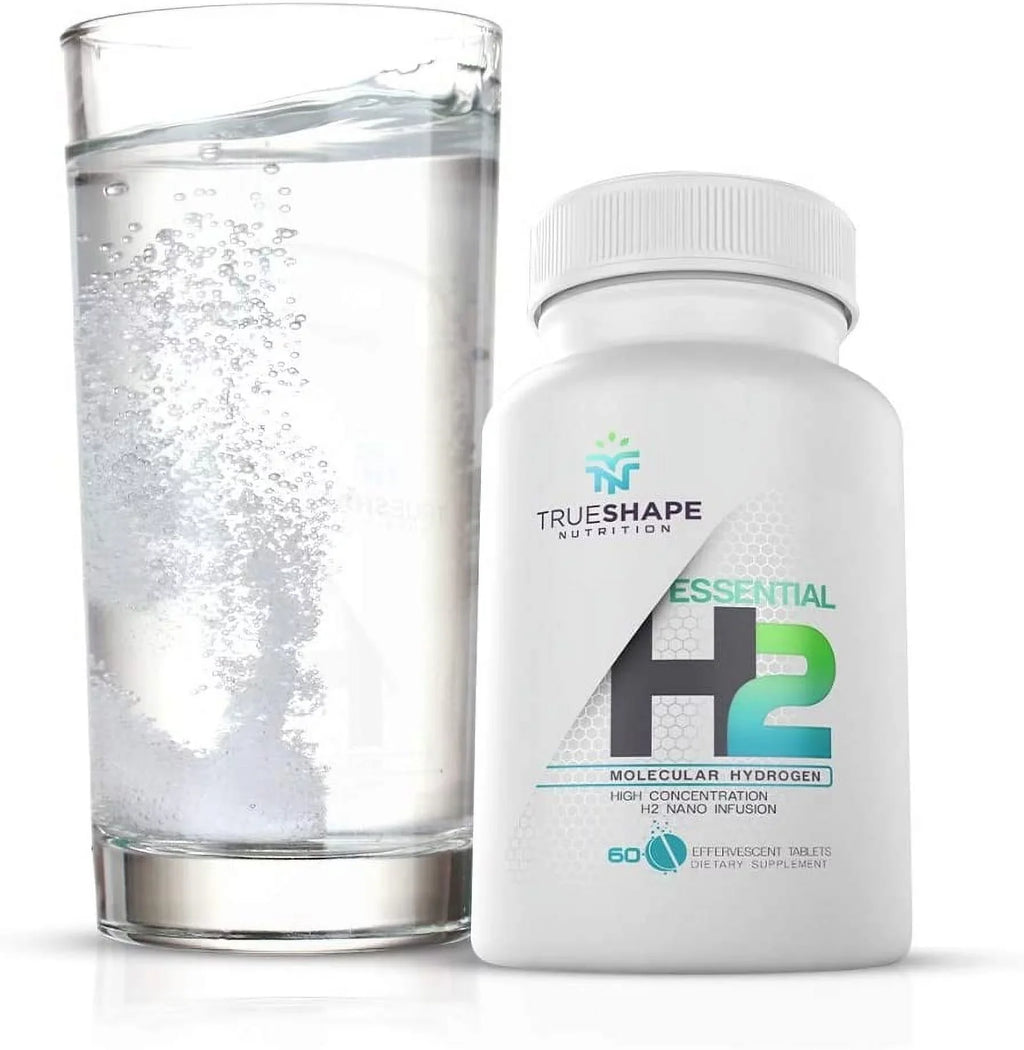 Essential Servings) Supplement (60 H2 TrueShape Fizzy for Molecular Tablets Nutritional Nutrition Hydrogen Water