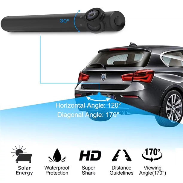 AUTO-VOX Wireless 5'' Installation, for Car Camera Systems 5Mins Backup for TW1 Monitor Camera Trucks, Up Back DIY Vision Solar Night
