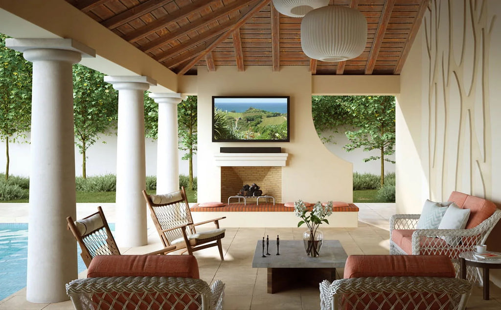 Year Weatherproof Full FDUF65CBS Shade Coverage by an Outdoor with Furrion 65" Additional (2021) TV 2 Protect 4K Series UHD Epic