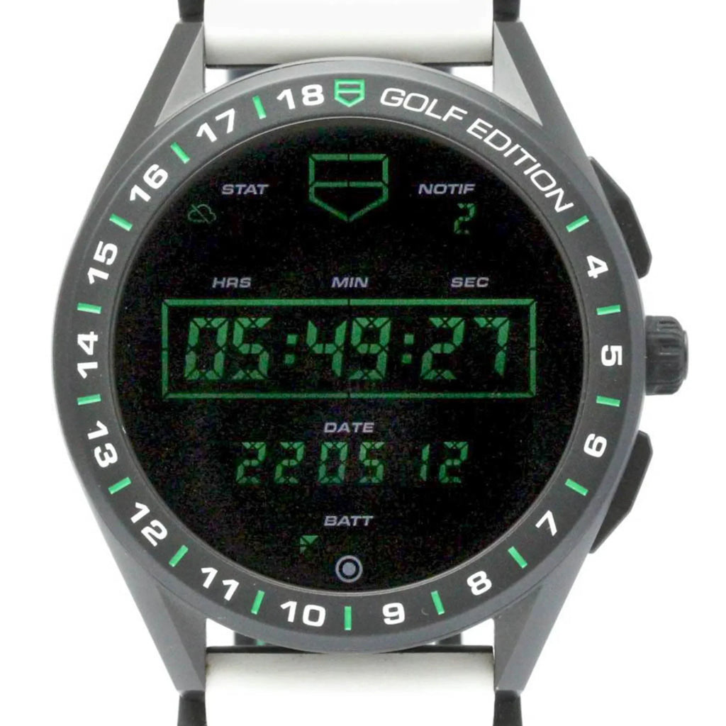 SBG8A82 New) Edition HEUER Mens Golf Modular TAG Never BF571257 Connected Used Watch Pre-Owned (Like