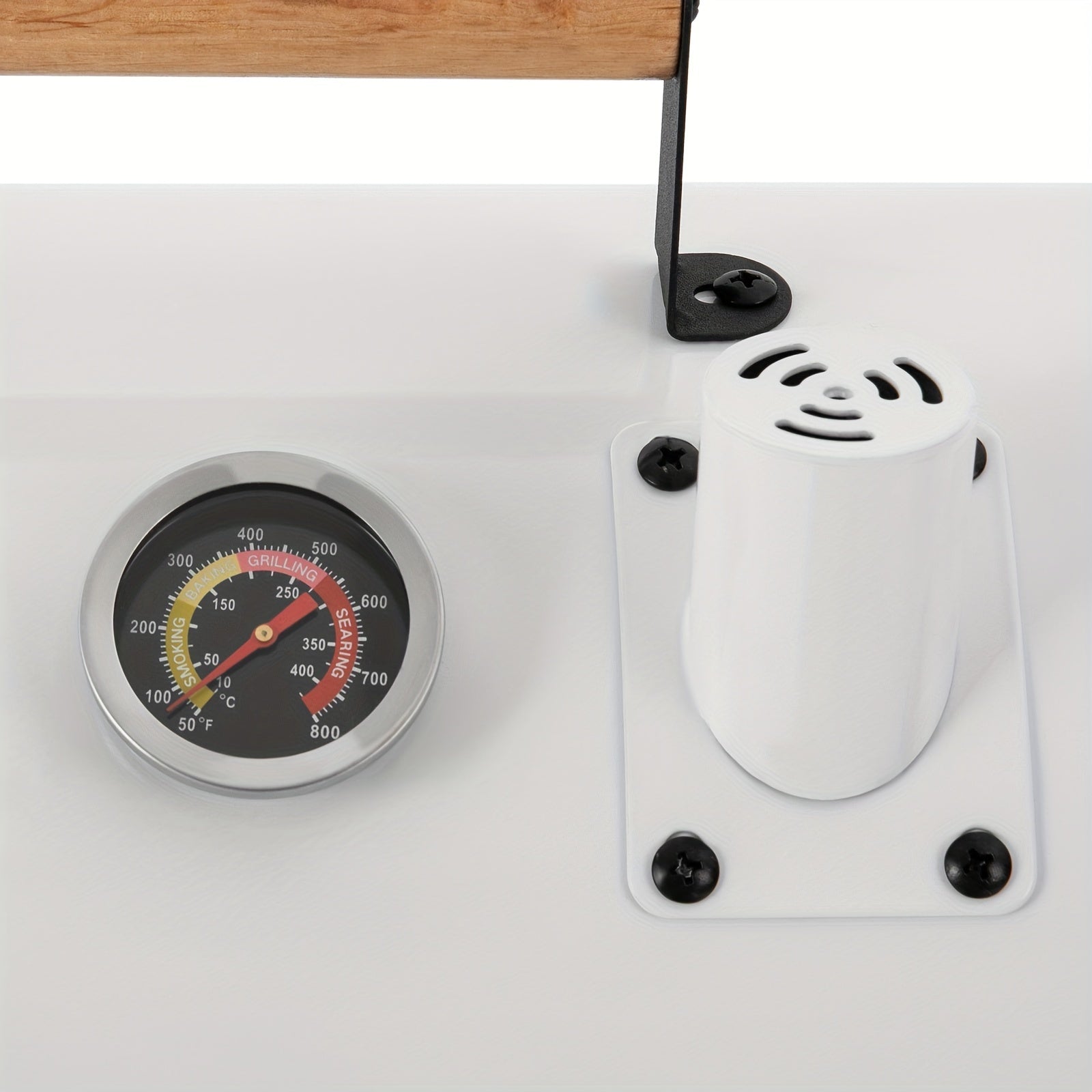 DFSDFGF32 Grill White Thermometer with Multi-functional BBQ