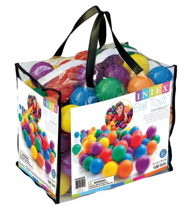 Play Inflatable 100 Set Balls Jump-O-Lene Pit Bounce House Intex Ball with