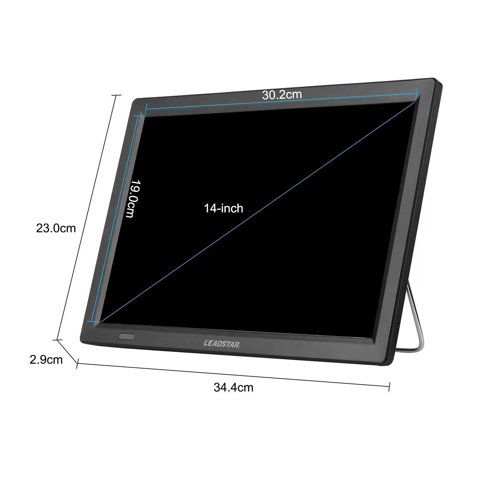Television LEADSTAR Digital with Portable Card Player D14 TV 14-inch ATSC Playback Car Disk U Remote Control Player TV