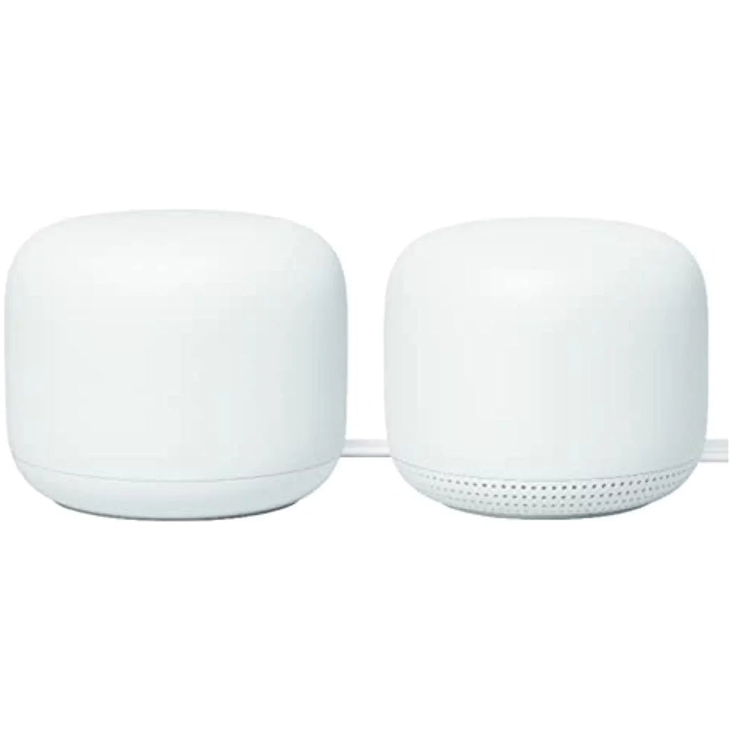Access System (2nd WiFi Point AC2200 Snow) Nest and Router Generation) Bundles Add On Mesh - Wi-Fi Google (2-Pack,