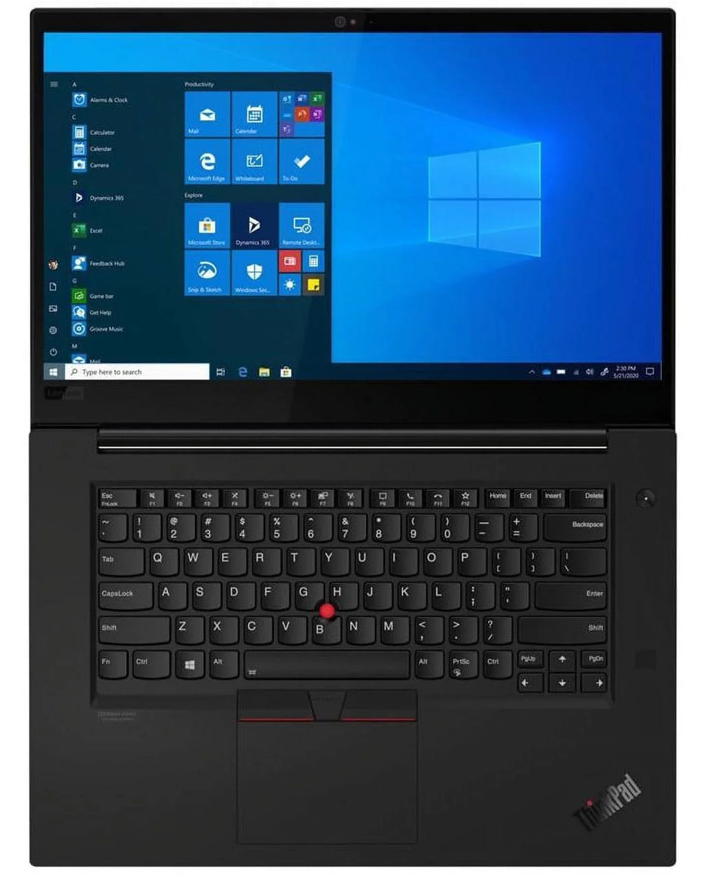 Lenovo Gen Extreme 1650Ti 512GB X1 W10P 15.6" Thinkpad 16GB FHD 3 i7-10750H Used