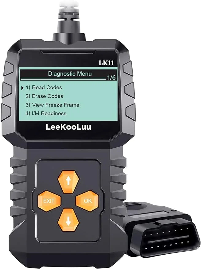 Professional LK11 Code Freeze Easy and Engine Readiness LeeKooLuu Play Setup Scan Frame/I/M - with Cars Alert Code 1996 Reader Since Scanner for Clear OBD2 Use Plug to - Diagnostic Reset